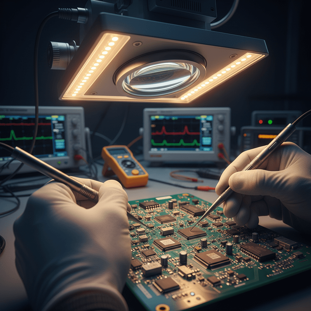 Electronic board maintenance and diagnostics
